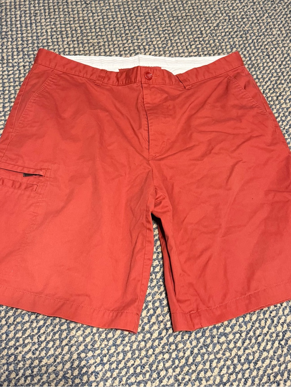 Men's Greg Norman Red Casual Chino Shorts